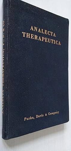 Analecta Therapeutica - a selection of Scientific Preparations from the catalogue of Parke, Davis...