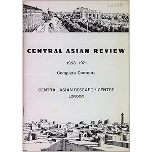 Central Asian Review. 1953-1971. Complete Contents.