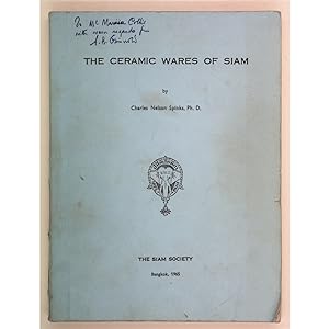 Image du vendeur pour The Ceramic Wares of Siam. mis en vente par Books of Asia Ltd, trading as John Randall (BoA)