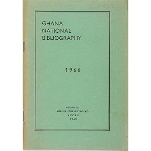 Ghana National Bibliography, 1966.