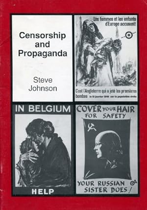 Imagen del vendedor de Censorship and Propaganda a la venta por WeBuyBooks