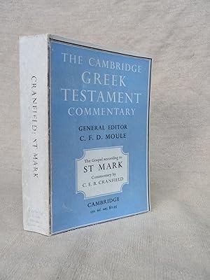 Seller image for THE GOSPEL ACCORDING TO ST MARK: AN INTRODUCTION AND COMMENTARY. SECOND IMPRESSION WITH SUPPLEMENTARY NOTES. [CAMBRIDGE GREEK TESTAMENT COMMENTARIES] for sale by Gage Postal Books