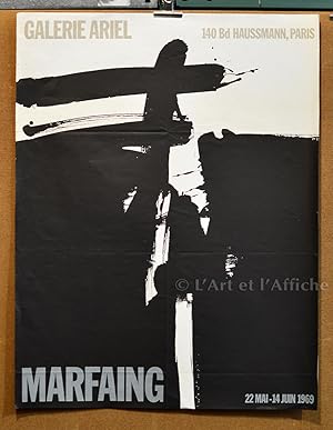 MARFAING, Affiche d'exposition 1969.