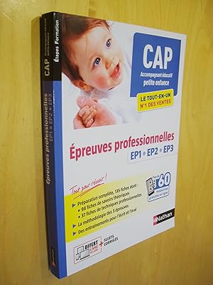 CAP Accompagnant petite enfance Épreuves professionnelles EP1 EP2 EP3
