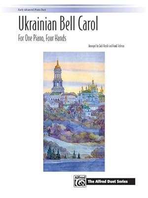 Imagen del vendedor de Ukrainian Bell Carol : For One Piano, Four Hands: Early Advanced Piano Duet a la venta por GreatBookPrices