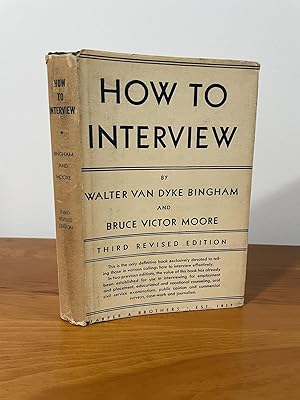 Imagen del vendedor de How to Interview a la venta por Matthew's Books