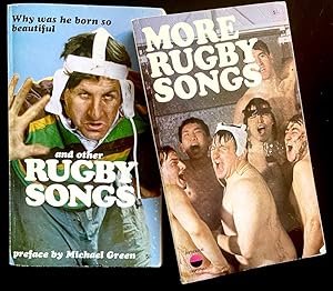 Set of two (2) softcover books: Rugby Songs & More Rugby Songs