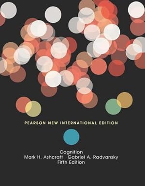 Image du vendeur pour Cognition : Pearson New International Edition mis en vente par AHA-BUCH GmbH