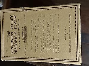 Imagen del vendedor de Mississippi Valley Historical Review, ''A Journal of American History'' Volume 32, No. 3 December 1945. a la venta por Erik Hanson Books and Ephemera