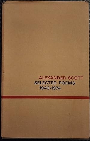 Image du vendeur pour Selected Poems 1943-1974 mis en vente par Cracabond Books