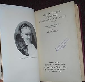 Immagine del venditore per Teresa Helena Higginson: School Teacher and Mystic 1844-1905 venduto da Pensees Bookshop