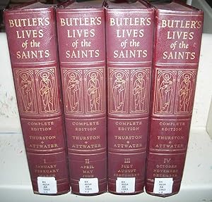 Bild des Verkufers fr Butler's Lives of the Saints: Complete Edition in Four Volumes zum Verkauf von Easy Chair Books