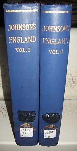 Imagen del vendedor de Johnson's England: An Account of the Life and Manners of His Age in Two Volumes a la venta por Easy Chair Books