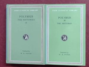 Imagen del vendedor de The Histories (incomplete in 2 of 6 volumes. Here at hand: Volumes II. and III.). With an English Translation by W. R. Paton. Out of the series "The Loeb classical Library." a la venta por Wissenschaftliches Antiquariat Zorn