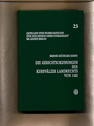 Immagine del venditore per Die Gerichtsordnungen des Kurpflzer Landrechts von 1582 Band 23 venduto da avelibro OHG