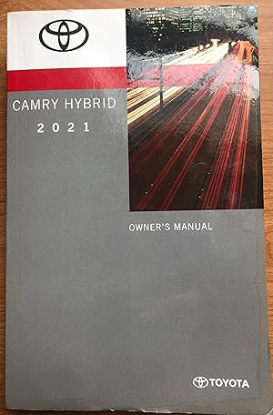 2021 Toyota Camry Hybrid Owners Manual