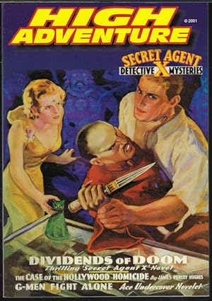 Immagine del venditore per HIGH ADVENTURE No. 59 (Special Agent X: February, Feb. 1936) venduto da Books from the Crypt