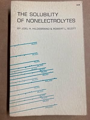 Bild des Verkufers fr The Solubility of Nonelectrolytes. Third Edition. zum Verkauf von Plurabelle Books Ltd