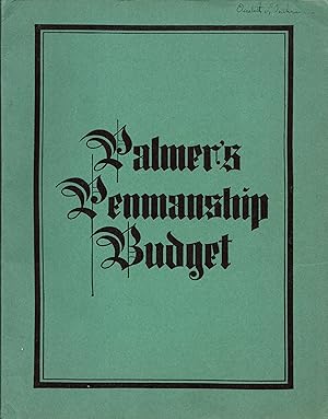 Palmer's Penmanship Budget