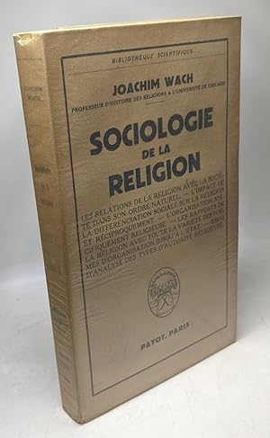 Immagine del venditore per Sociologie de la religion venduto da crealivres
