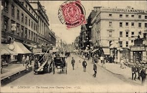 Ansichtskarte / Postkarte London City England, The Strand von Charing Cross