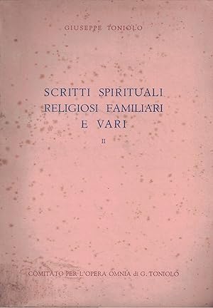 Imagen del vendedor de Scritti spirituali religiosi familiari e varii (Vol. 2) a la venta por MULTI BOOK