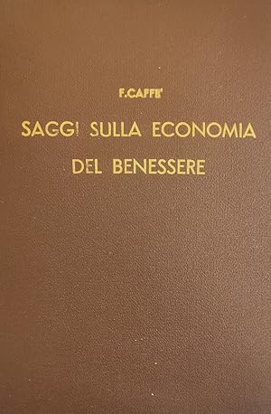 Immagine del venditore per SAGGI SULLA MODERNA "ECONOMIA DEL BENESSERE" venduto da libreria minerva