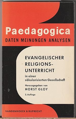 Imagen del vendedor de Evangelischer Religionsunterricht in einer skularisierten Gesellschaft. Pdagogica 4 a la venta por BuchSigel