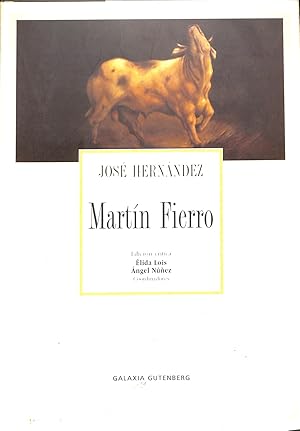 Seller image for MARTIN FIERRO. for sale by Librera Smile Books