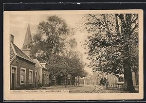 Ansichtskarte Ruurlo, Dorpstraat met Protestantische Kerk