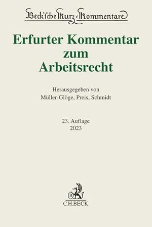 Seller image for Erfurter Kommentar zum Arbeitsrecht for sale by buchlando-buchankauf