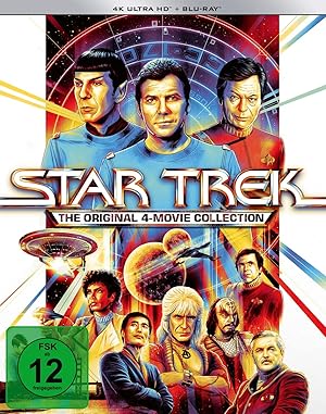 Bild des Verkufers fr Star Trek: The Original 4-Movie Collection [4 4K Ultra HDs] + [4 Blu-rays] zum Verkauf von buchlando-buchankauf