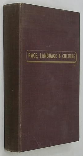 Imagen del vendedor de Race, Language and Culture (1940 Edition) a la venta por Powell's Bookstores Chicago, ABAA