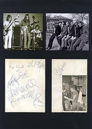 John Mayall & Bluesbreakers Autograph | signed cards / album pages
