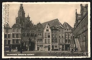 Ansichtskarte Nijmegen, Groote Markt