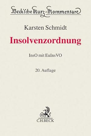 Seller image for Insolvenzordnung - InsO mit EuInsVO for sale by primatexxt Buchversand