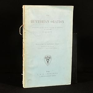 Imagen del vendedor de The Hunterian Oration Delivered at the Royal College of Surgeons of England a la venta por Rooke Books PBFA