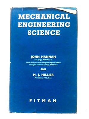 Imagen del vendedor de Mechanical Engineering Science a la venta por World of Rare Books