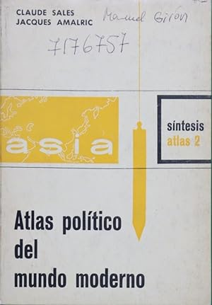 Image du vendeur pour Atlas politico del mundo moderno. mis en vente par Librera Alonso Quijano