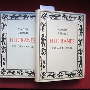 Filigranes des XIII. et XIV. SS. / Vodeni znakovi XIII. i XIV. Vijeka. [2 Bände]