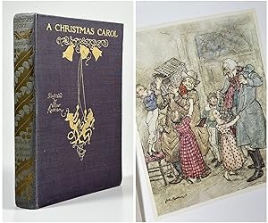 Bild des Verkufers fr Christmas Carol. Illustrated by Arthur Rackham. zum Verkauf von Vangsgaards Antikvariat Aps