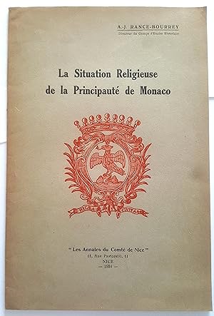 Seller image for La Situation religieuse de la Principaut de Monaco. for sale by Rometti Vincent