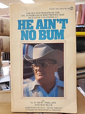 Imagen del vendedor de He Ain't No Bum a la venta por Friends of the Waynesboro Library