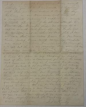 AUTOGRAPH LETTER, SIGNED, TO HIS FATHER, FROM CAMP IN KENTUCKY, 12 FEBRUARY 1862