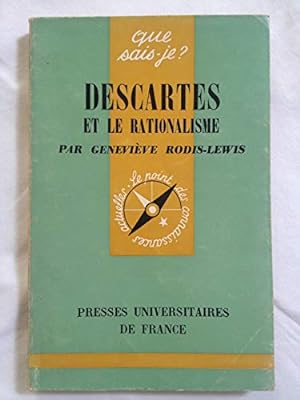 Bild des Verkufers fr Descartes et le rationalisme : Par Genevive Rodis-Lewis zum Verkauf von Ammareal