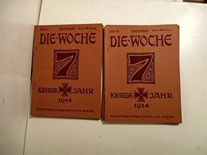 Die Woche. 16 Jahrgang Heft 43- Heft 52. Kriegs Jahr 1914.