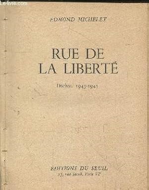 Seller image for Rue de la liberte - Dachau 1943 / 1945 for sale by Le-Livre