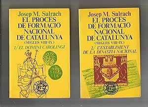 Imagen del vendedor de El procs de formaci nacional de Catalunya (segles VIII-IX). (2 vol.). a la venta por Librera El Crabo