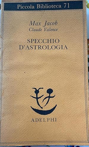 Imagen del vendedor de Specchio d'astrologia a la venta por librisaggi