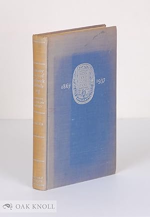 SEVENTY YEARS OF TEXTBOOK PUBLISHING, A HISTORY OF GINN AND COMPANY 1867-1937